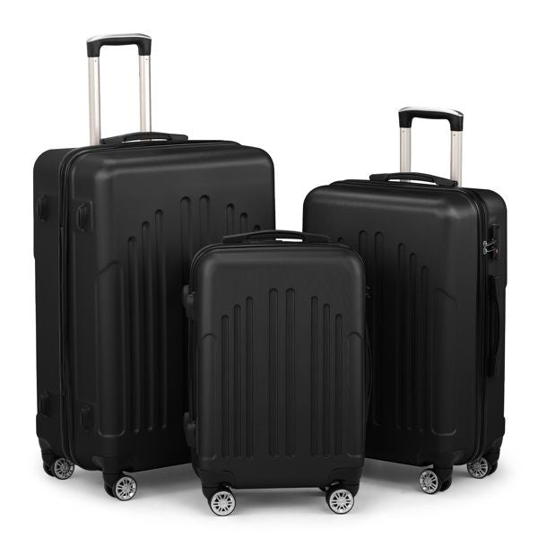 Luggage Set of 3, ABS+PC Hardside Suitcase Sets with TSA Lock 4 Spinner Wheels, Lightweight Trolley Travel Case for Carry On Check-in Business Trip, 20 458711271