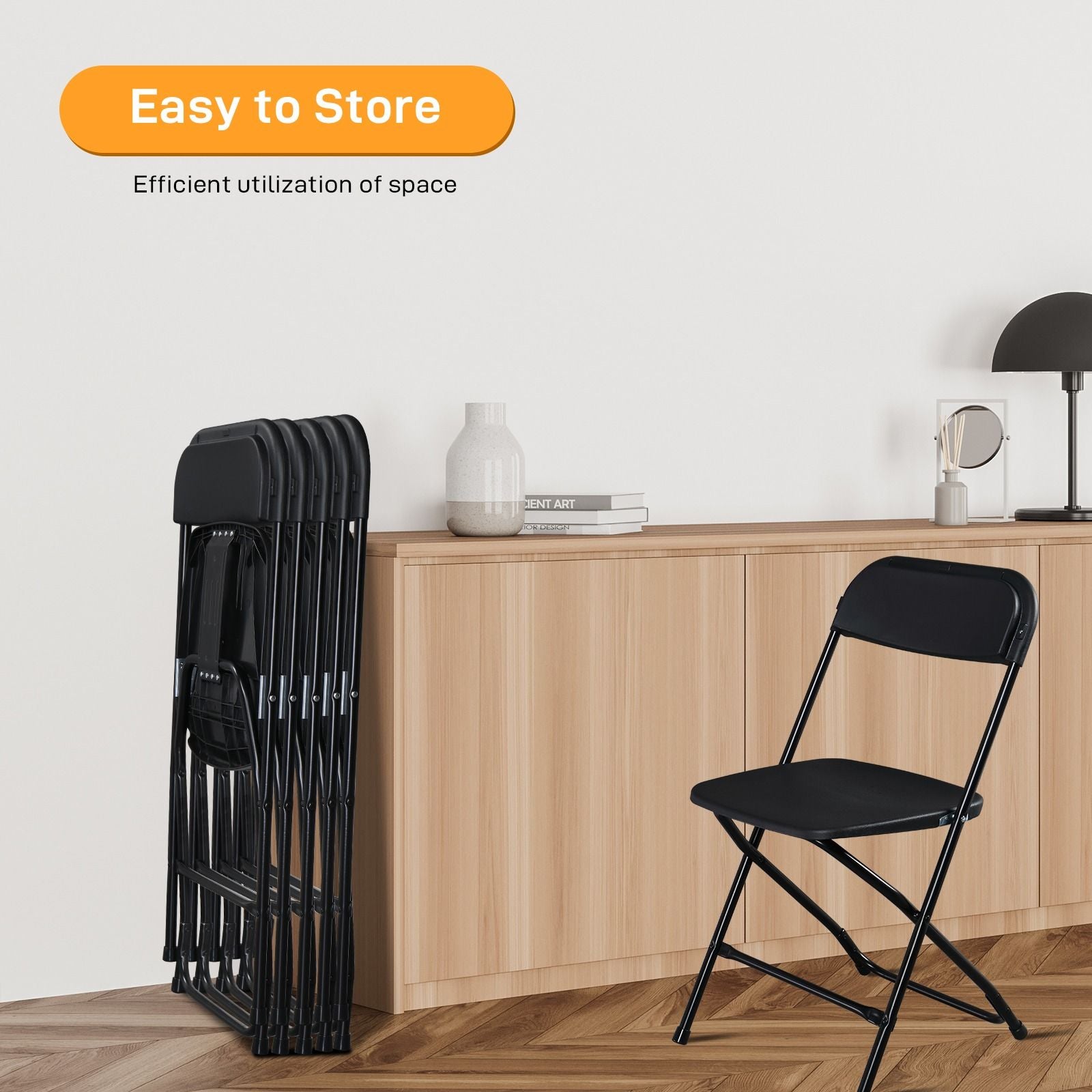 10PCS Heavy Duty Folding Chair 350lbs Capacity Metal Frame Portable Event Chair for Indoor Outdoor Use Stackable and No Assembly Required 458782461