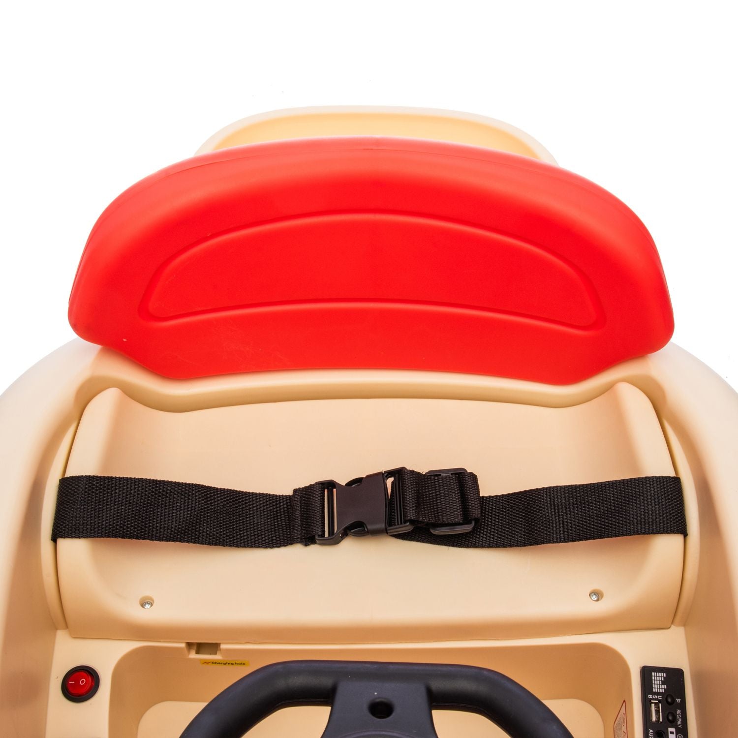 12V Kids Ride On Electric Bumper Car W/Parents Control,Cute&Realistic Hamburger Design,360 Degree Rotation,Storing Space,Bluetooth,Music,USB,Silent wheel,LED Lights,Power Display,Anti-rollover For 2-5 458693961